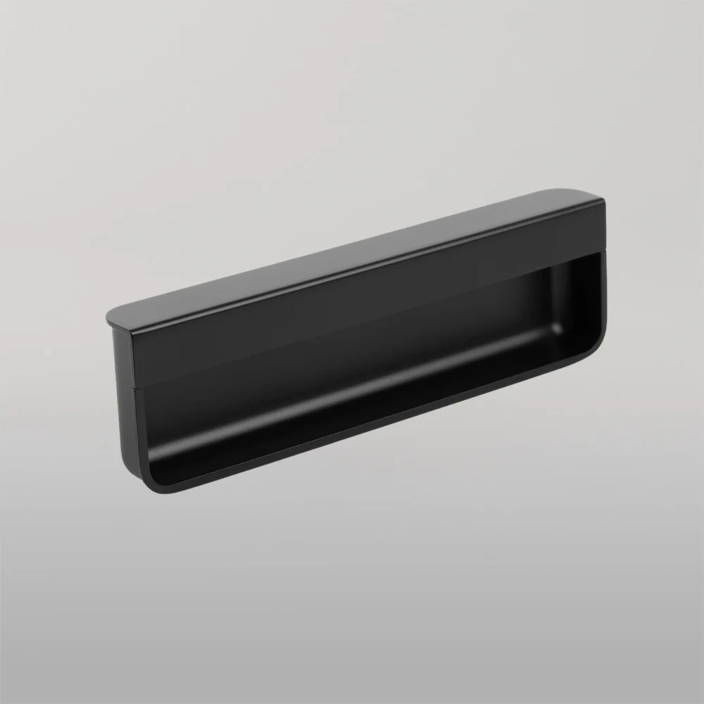 Momo Handles Momo Moule Edge Flush Pull 128mm Matte Black - Image 2