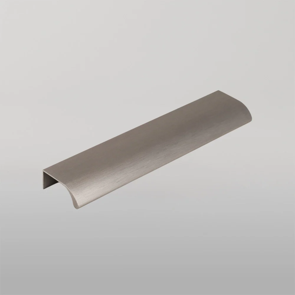 Momo Ona Lip Pull Handle 128mm Brushed Grey - Image 2