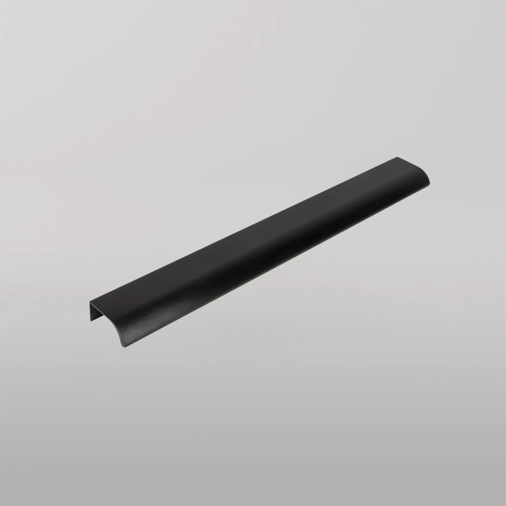 Momo Ona Lip Pull Handle 256mm Brushed Black - Image 2