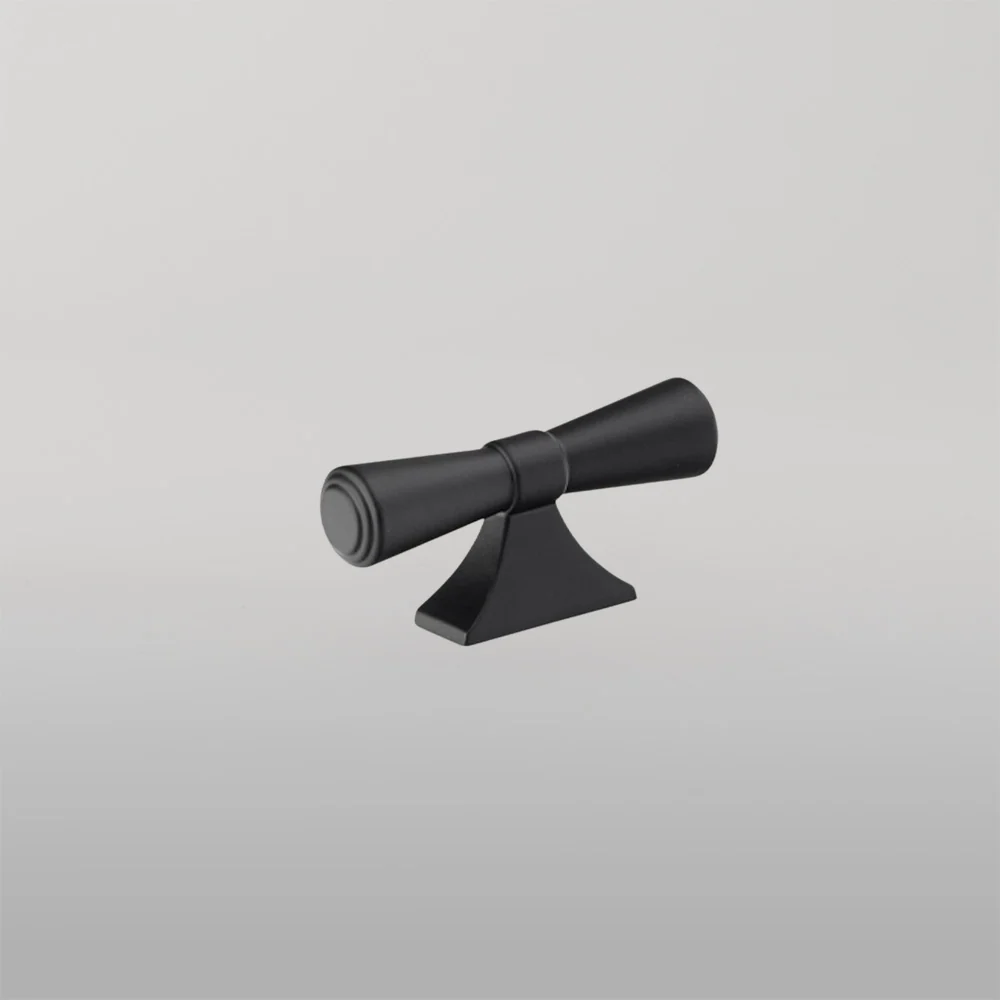 Momo Handles Momo Pembrey T Knob 80mm Matte Black - Image 2