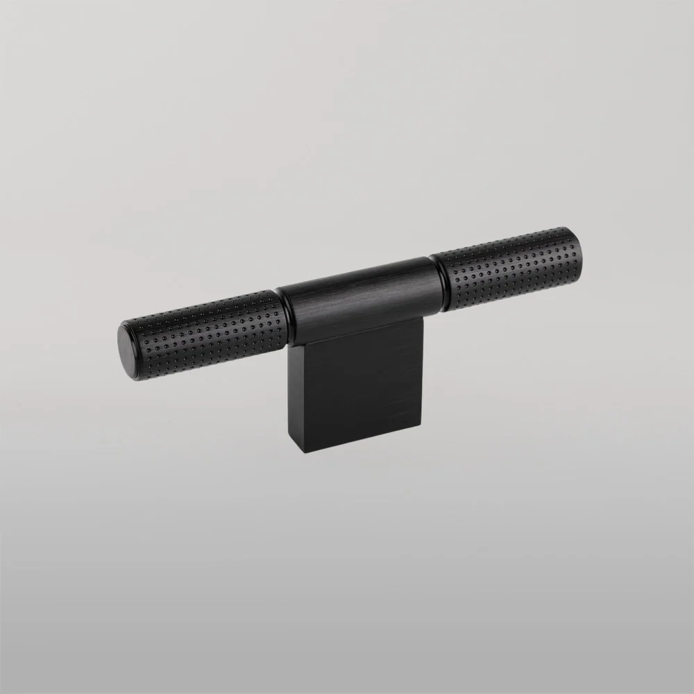 Momo Handles Momo Point T Knob 110mm Brushed Black - Image 2