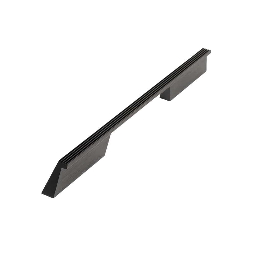 Momo Rail D Handle 192mm Brushed Black - Image 3