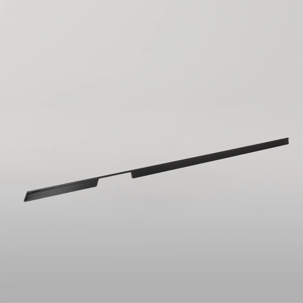 Momo Handles Rail D Handle Left Hand 1120mm Brushed Black - Image 2
