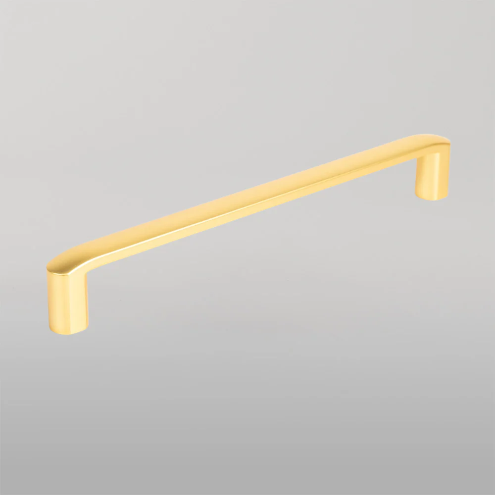 Momo Handles Roma D Handle 160mm Brushed Gold - Image 2