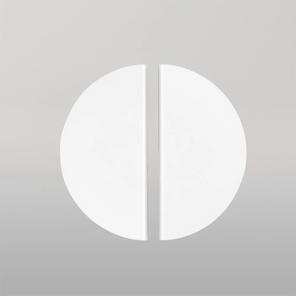 Momo Handles Momo Sola Half Round Lip Pull Handle 120mm White - Image 2