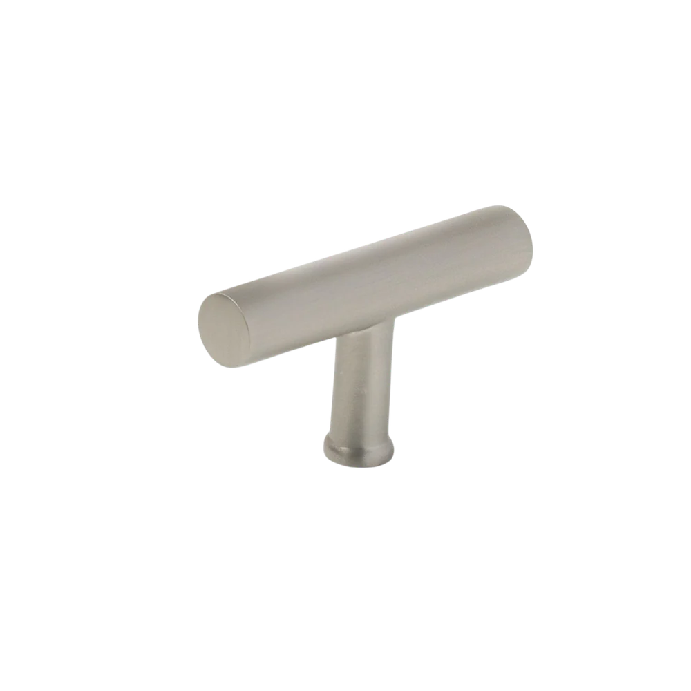 Momo Handles Strano T Knob 60mm Dull Brushed Nickel