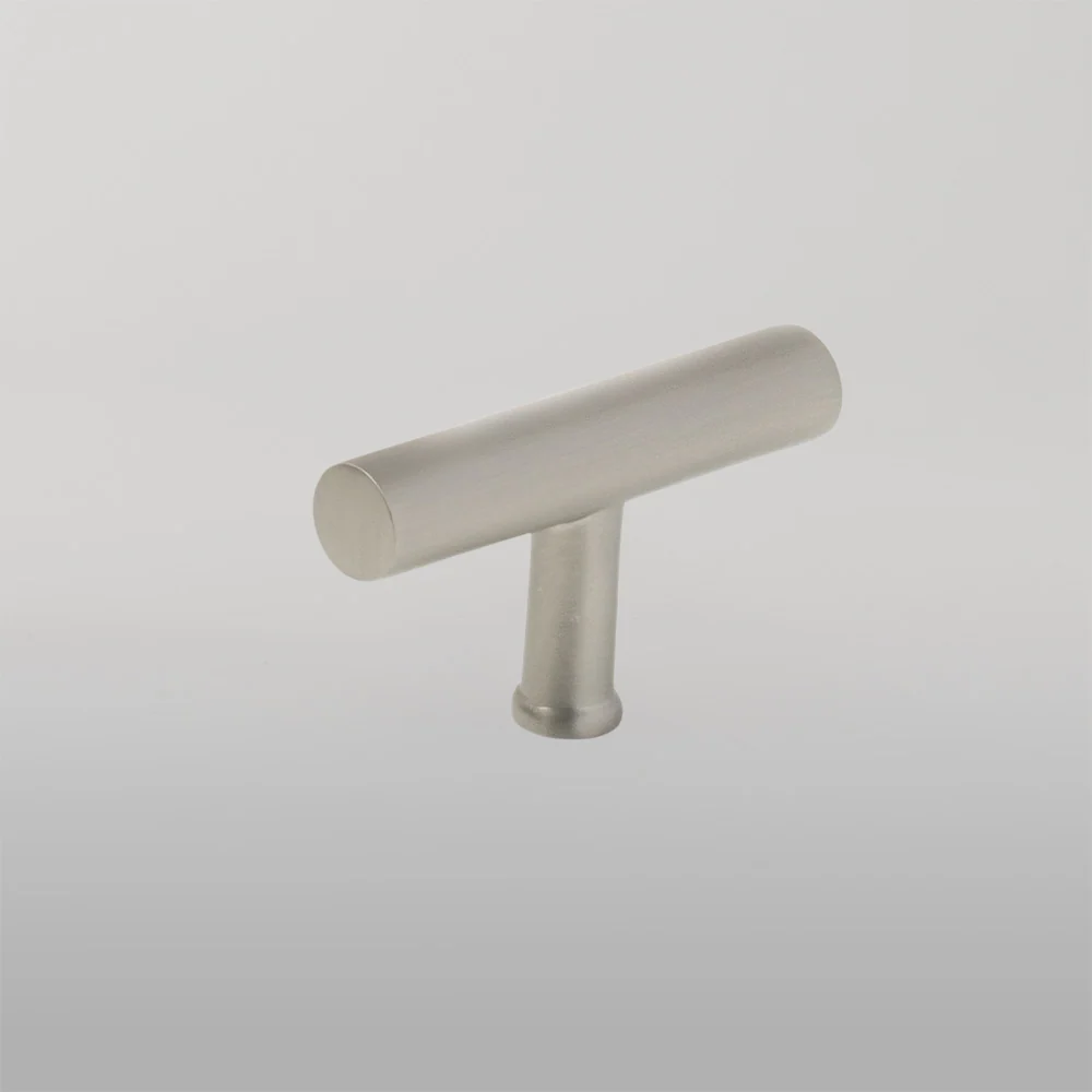 Momo Handles Strano T Knob 60mm Dull Brushed Nickel - Image 2