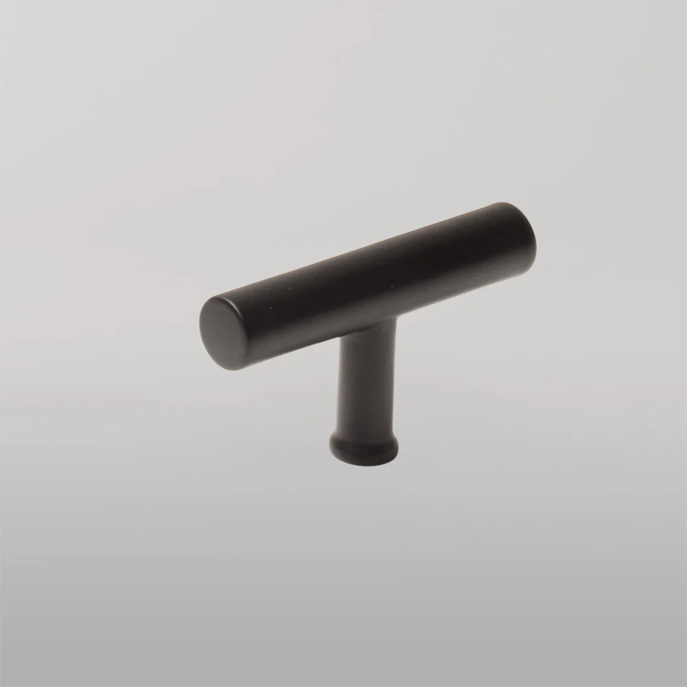 Momo Handles Strano T Knob 60mm Matte Black - Image 2