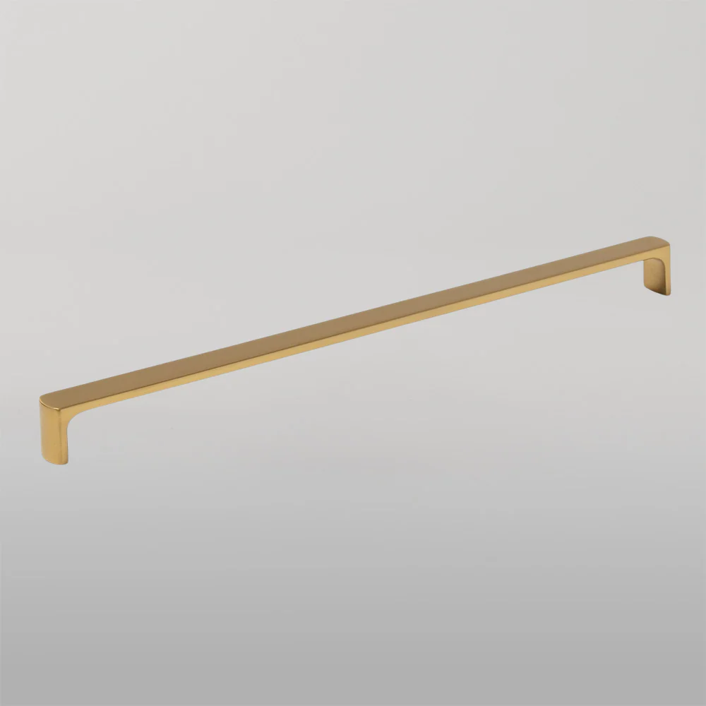 Momo Handles Vena D Handle 320mm Brushed Satin Brass - Image 2