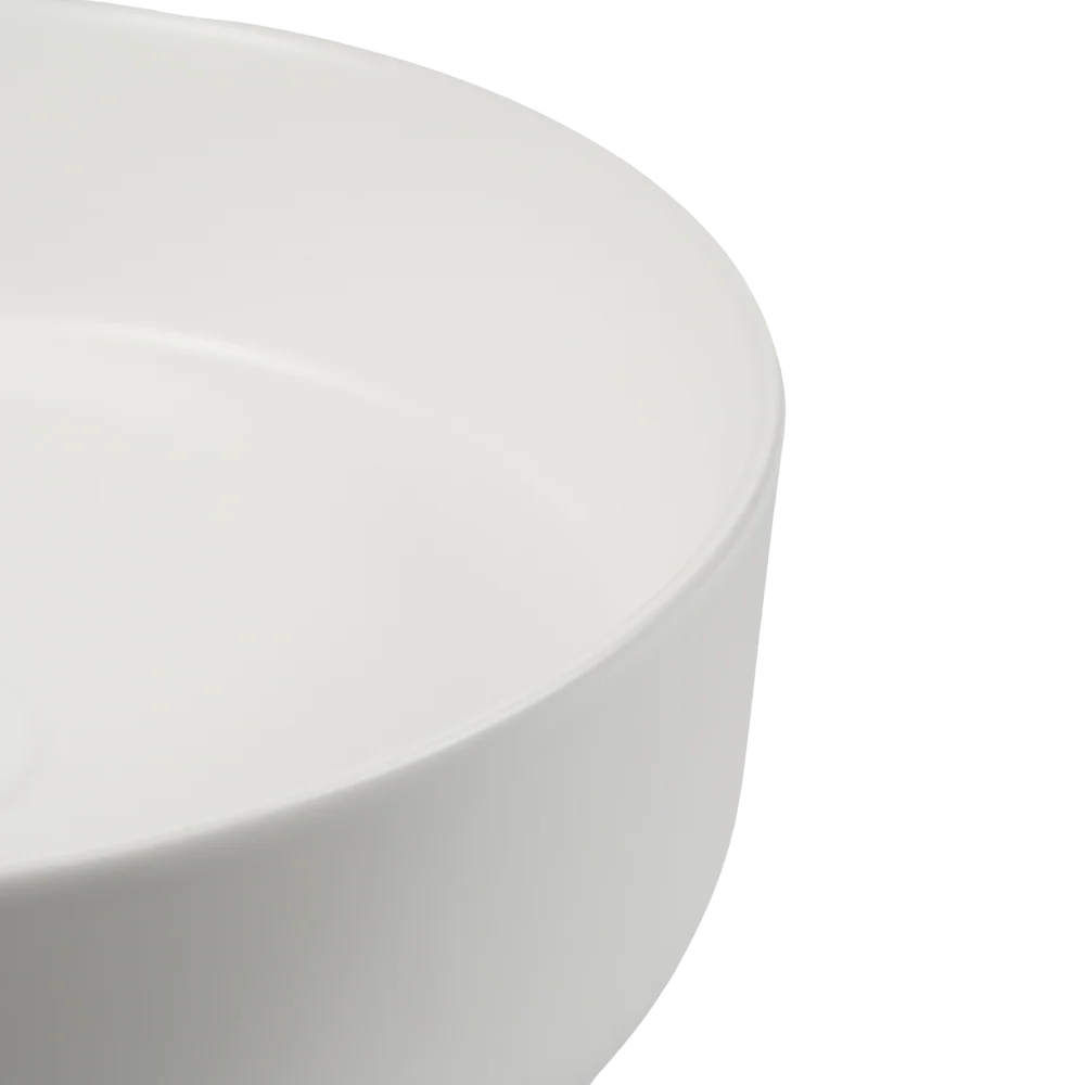 Alma Nashi Matte White Circle Basin - Image 5