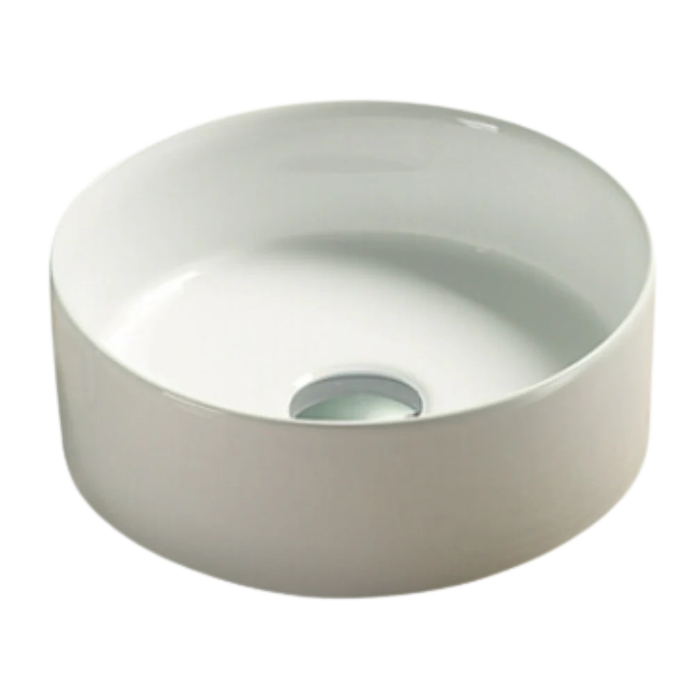 Keva Nelly Matte White Circle Mini Basin - Image 3