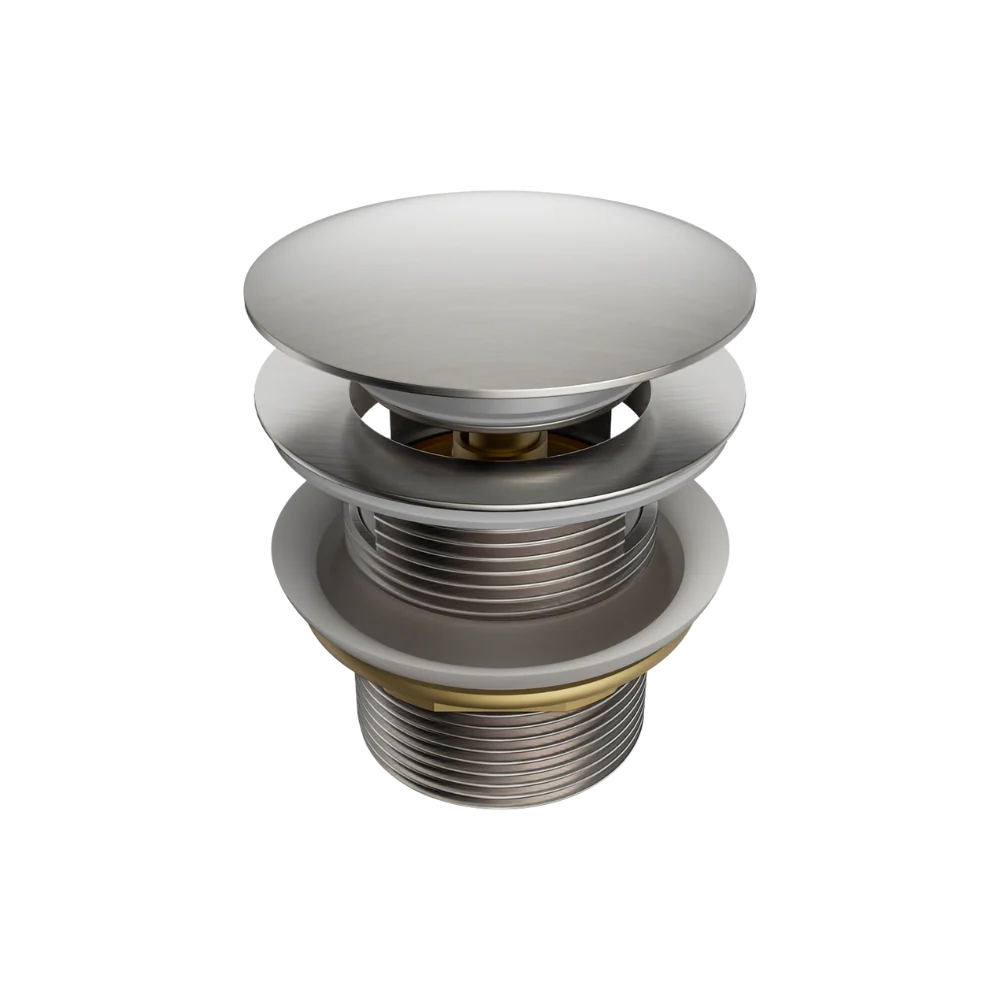 Nero 40mm Pop Up Bath Waste with Overflow Brushed Nickel