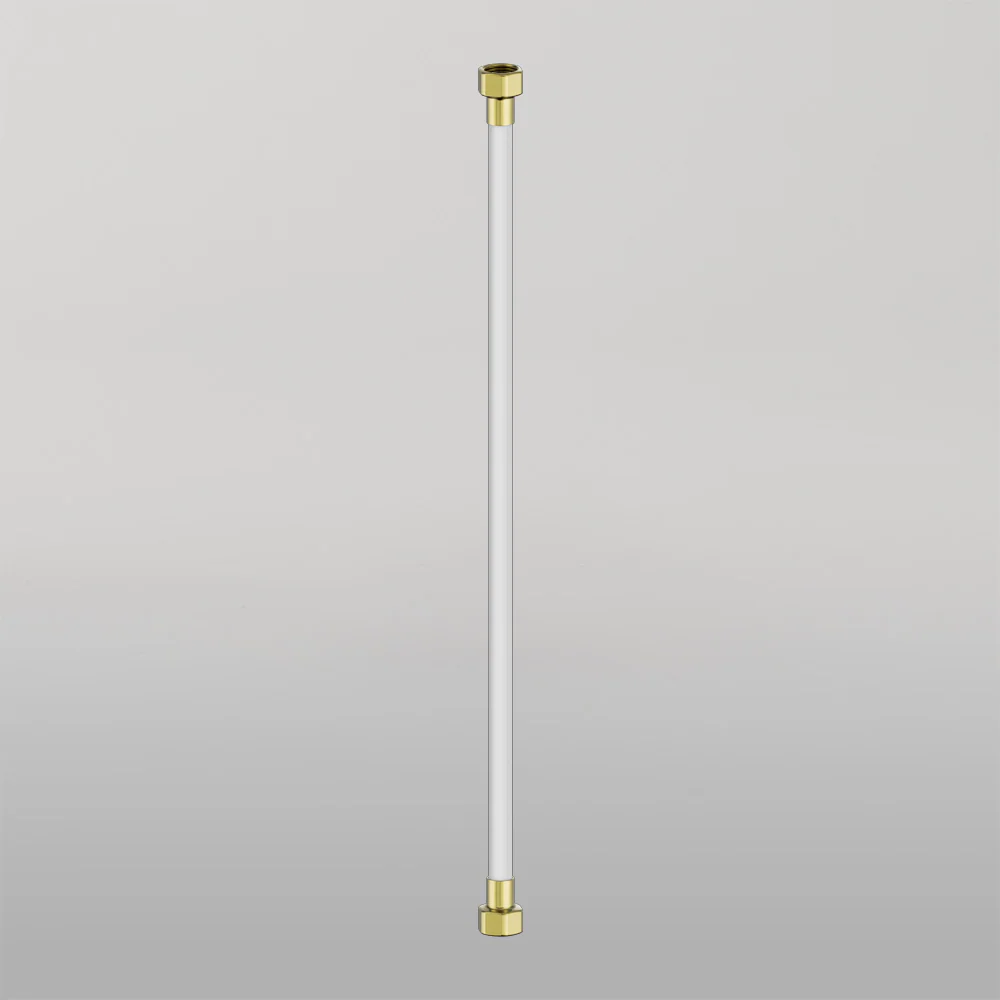 Nero 500mm Premium G1/2 Female Flexible Water Connector Hose Brushed Gold - Image 2