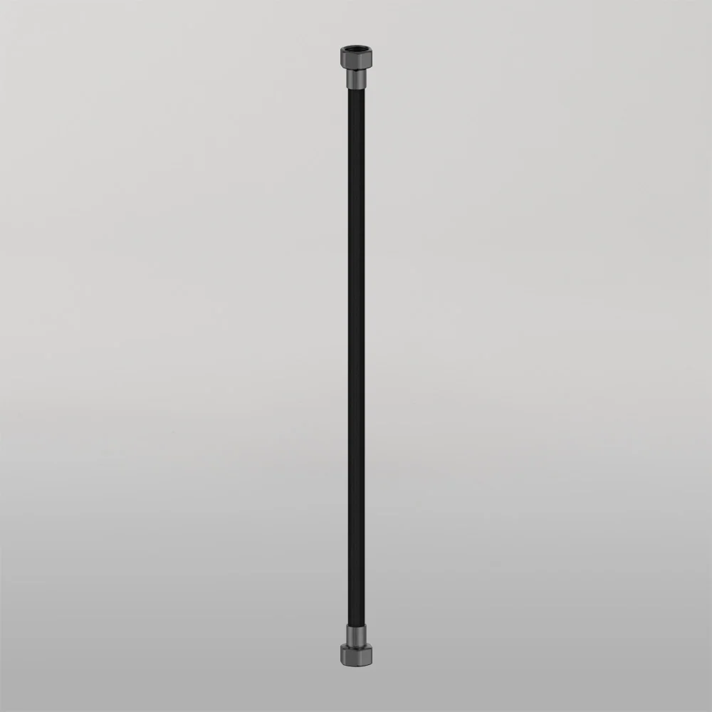 Nero 500mm Premium G1/2 Female Flexible Water Connector Hose Gunmetal - Image 2