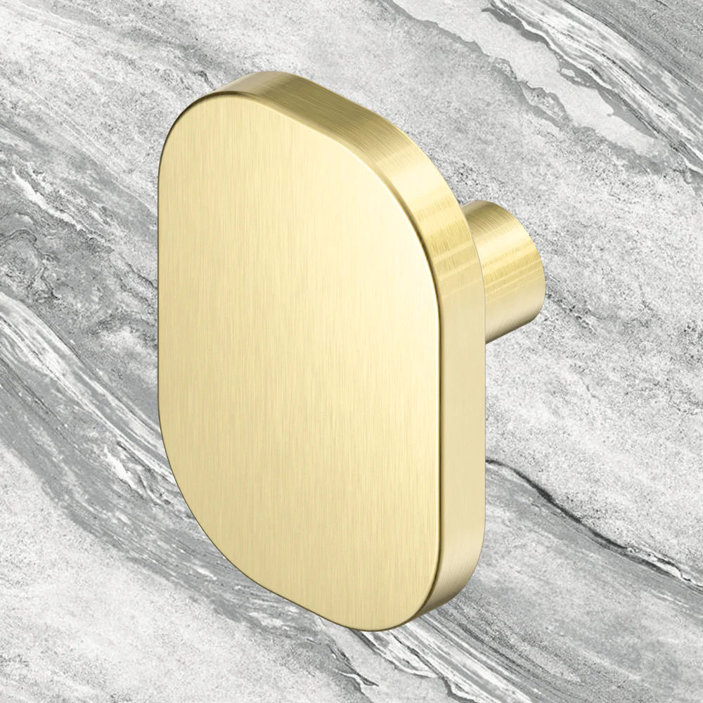 Nero Bianca Cabinet Knob Brushed Gold - Image 2