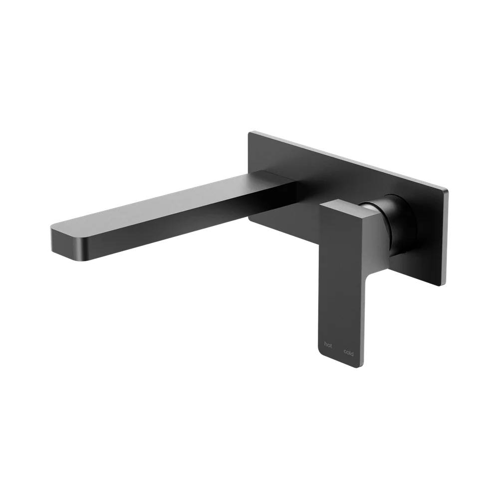 Nero Celia Wall Basin/Bath Mixer Matte Black