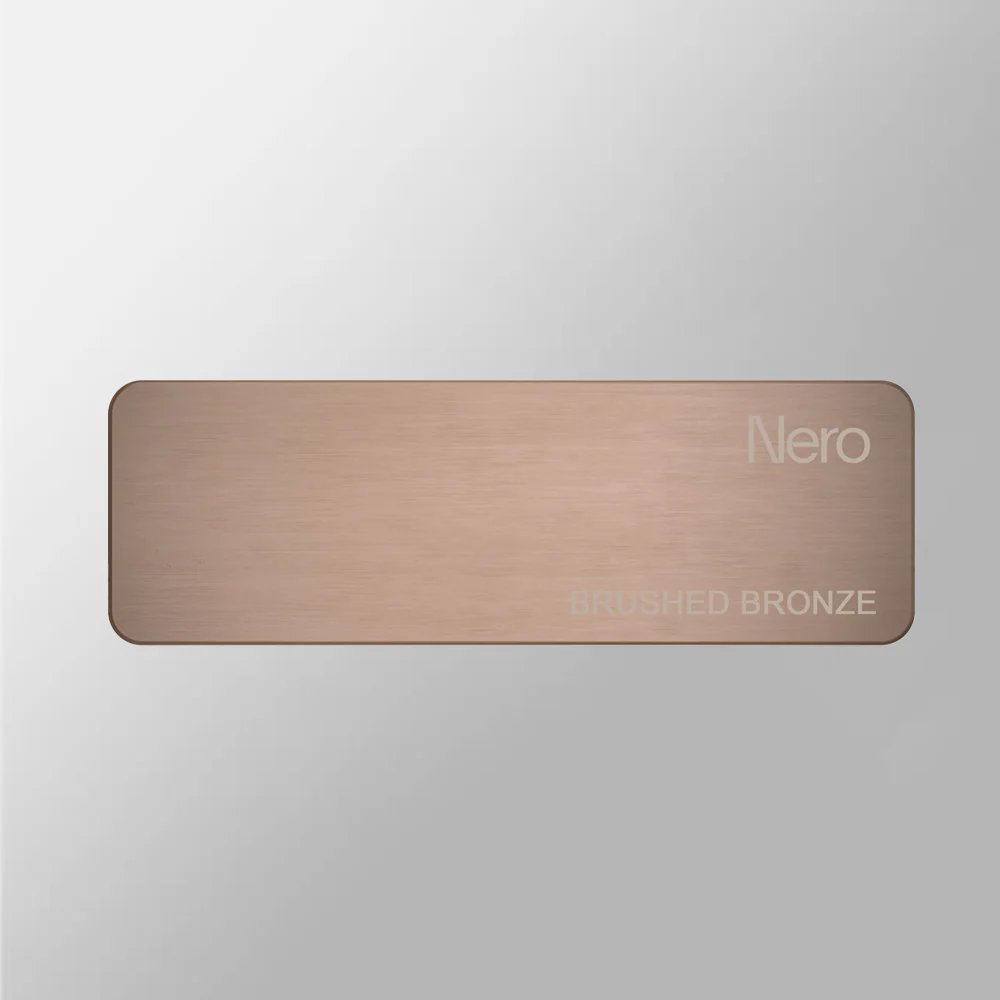 Nero Colour Sample Plate Brushed Bronze - Image 2