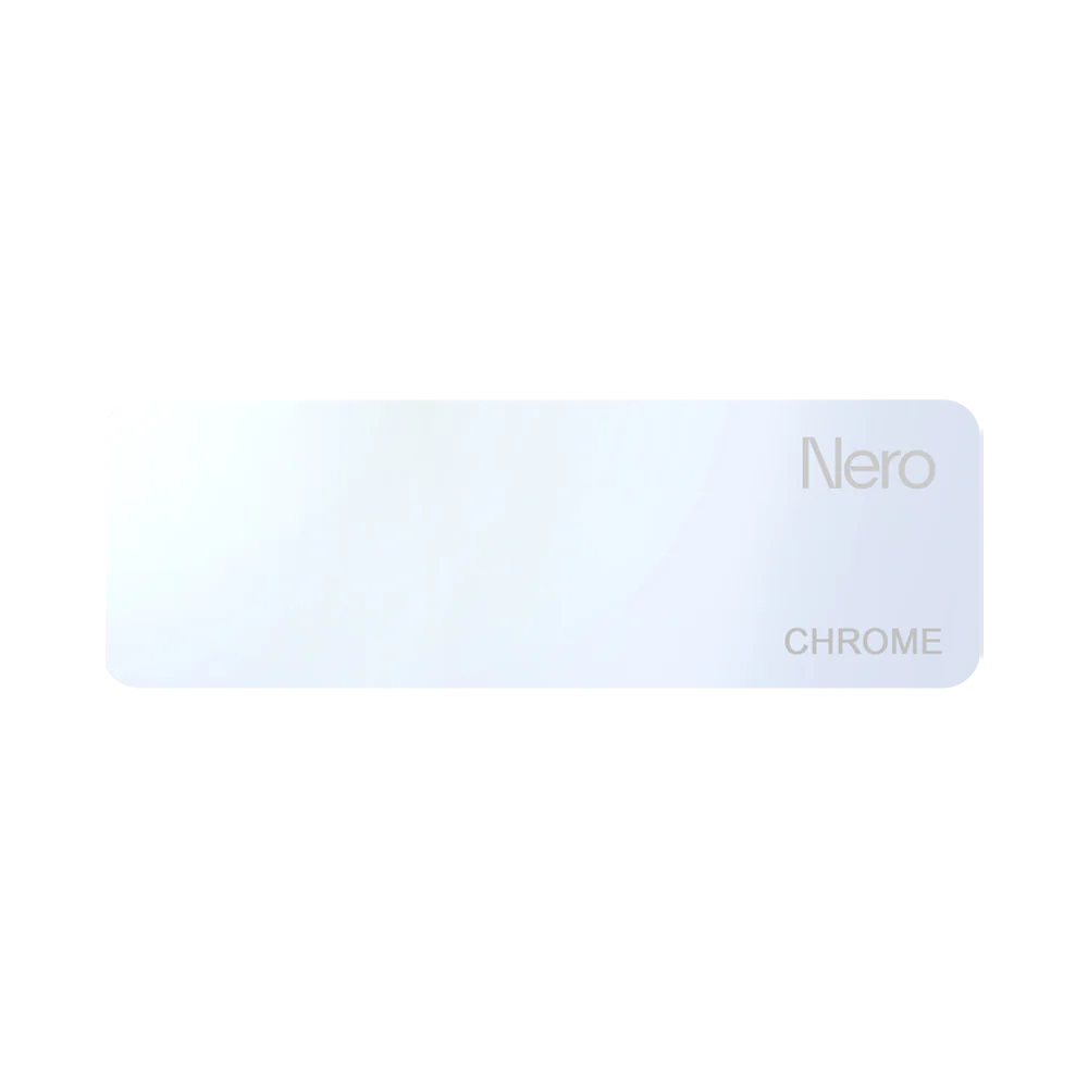 Nero Colour Sample Plate Chrome