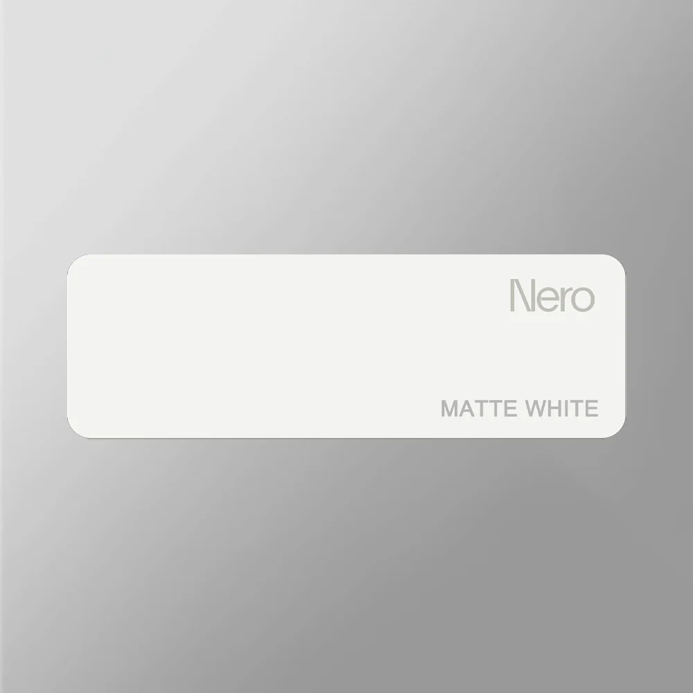 Nero Colour Sample Plate Matte White - Image 2