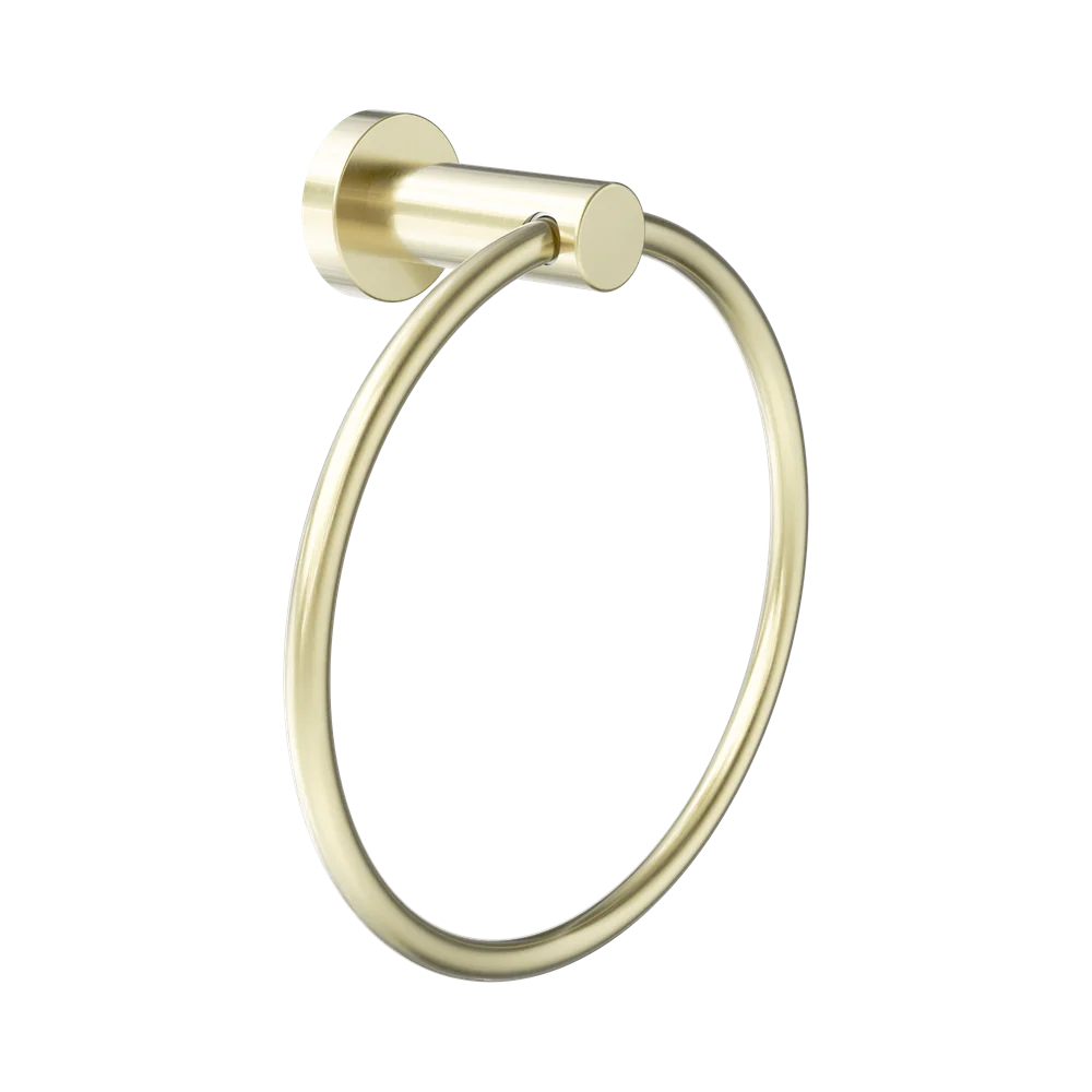 Nero Dolce II Hand Towel Ring Brushed Gold - Image 3