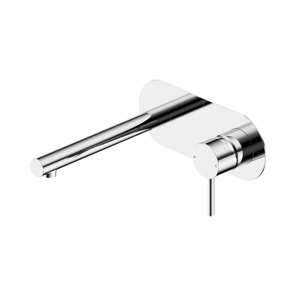 Nero Dolce II Wall Basin/Bath Mixer Chrome - Image 3