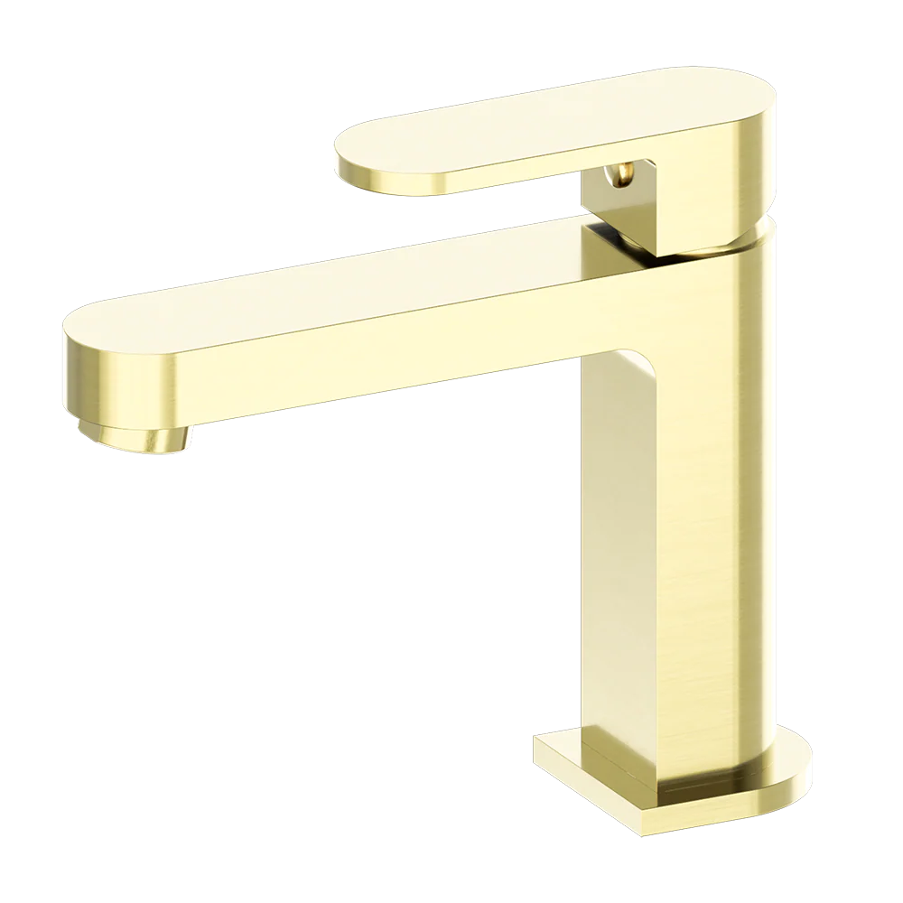 Nero Ecco Basin Mixer Brushed Gold