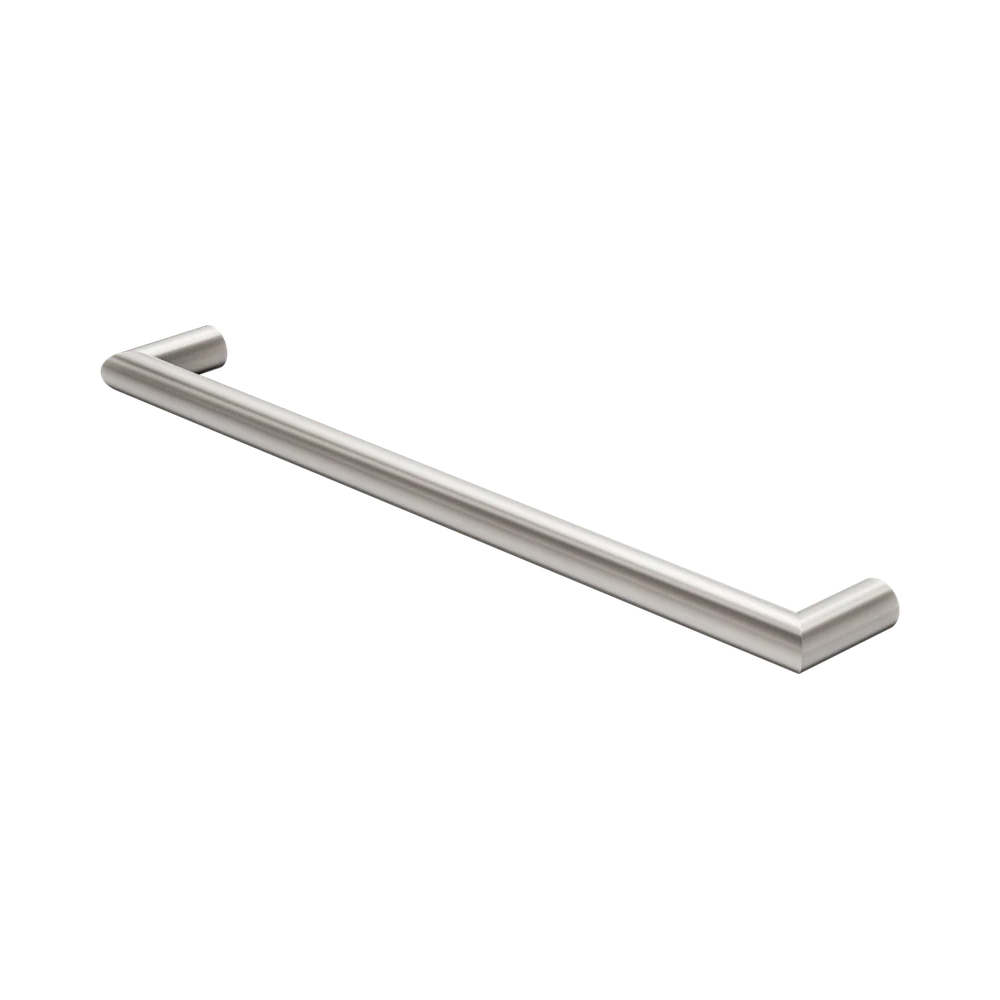 Nero Mecca 240V Single Heated Towel Rail Brushed Nickel - Image 3