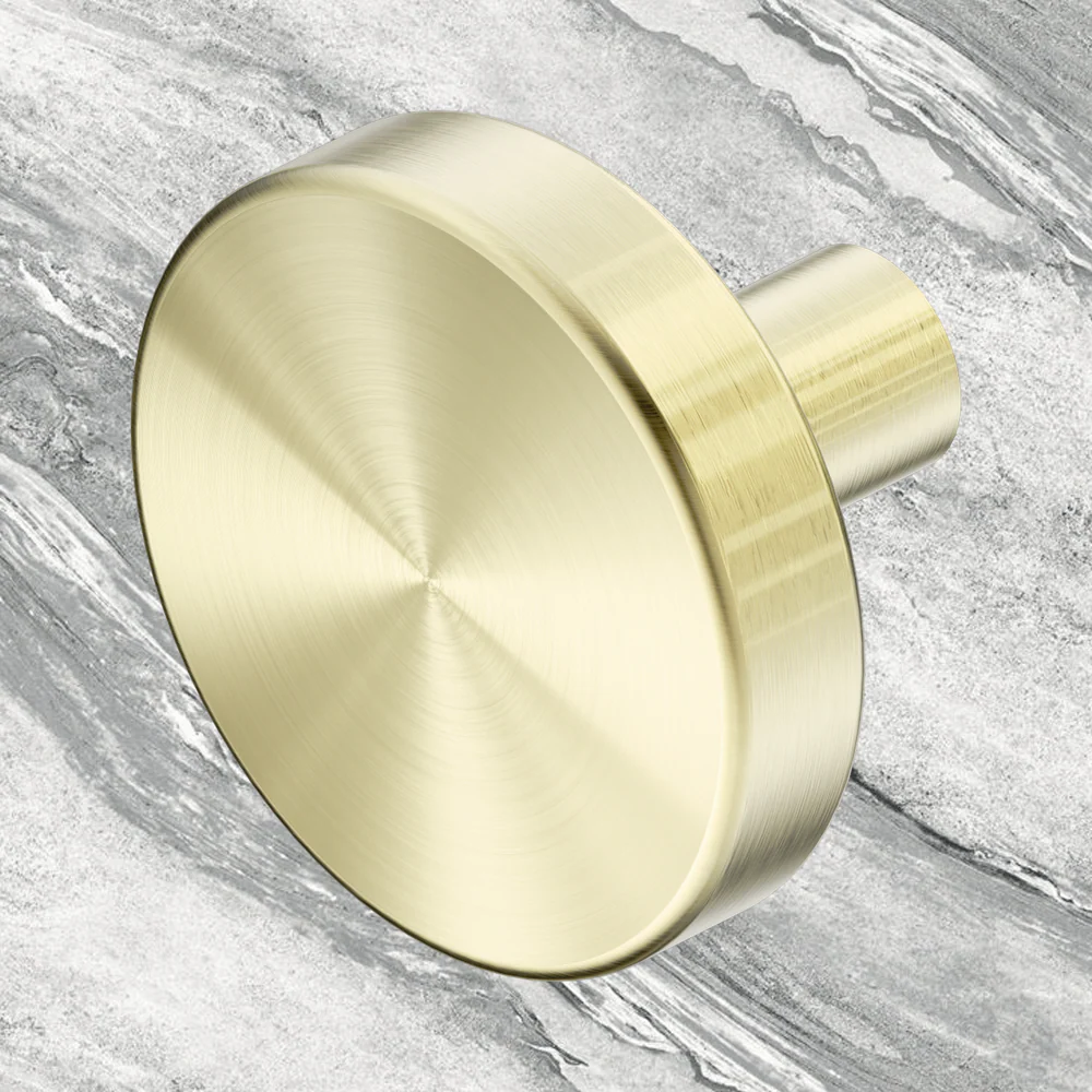 Nero Mecca Cabinet Knob 36mm Brushed Gold - Image 2