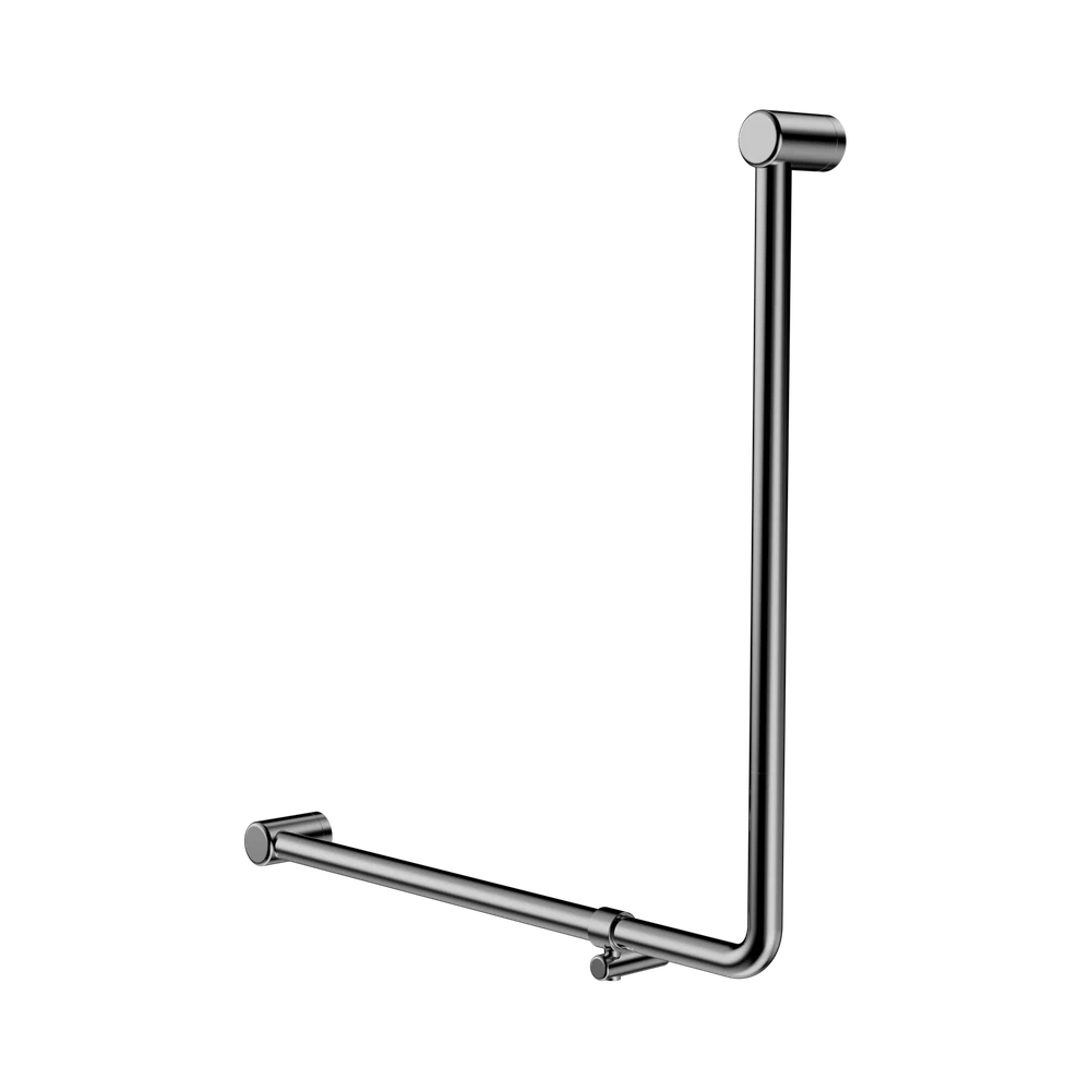 Nero Mecca Care 750x750mm 90 degree Bent Tube Grab Rail Chrome