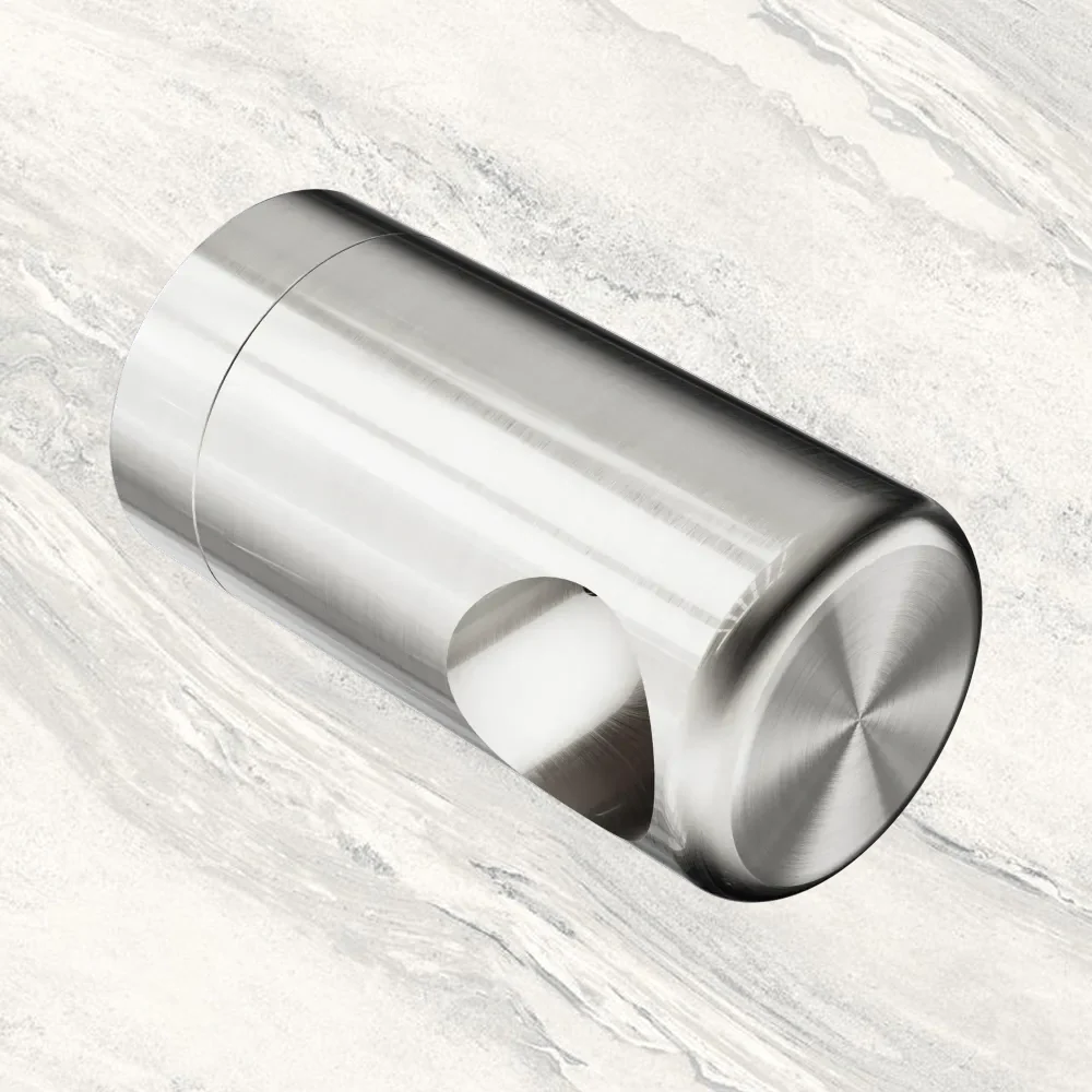 Nero Mecca Care Make Your Own 25mm Grab Rail End Bracket Brushed Nickel - Image 2