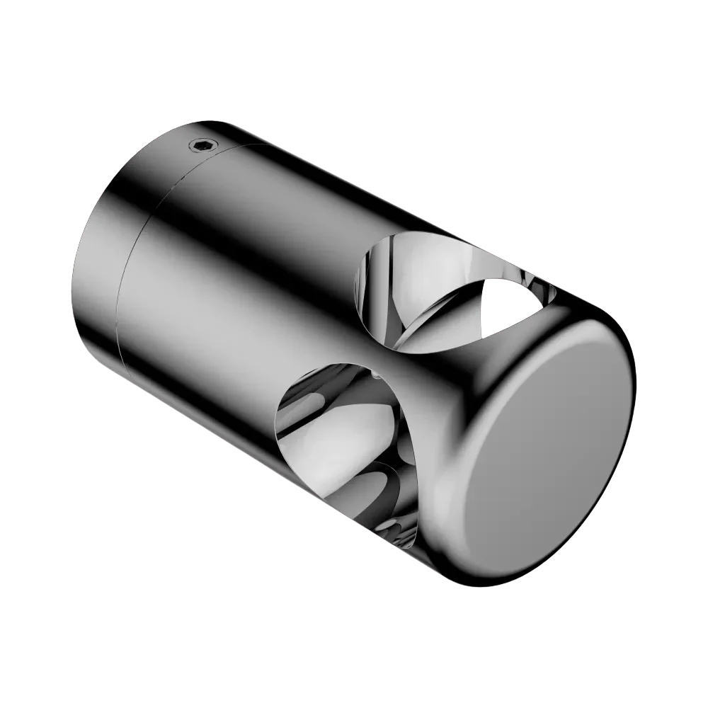 Nero Mecca Care Make Your Own 32mm Grab Rail T Bar Bracket Chrome - Image 3