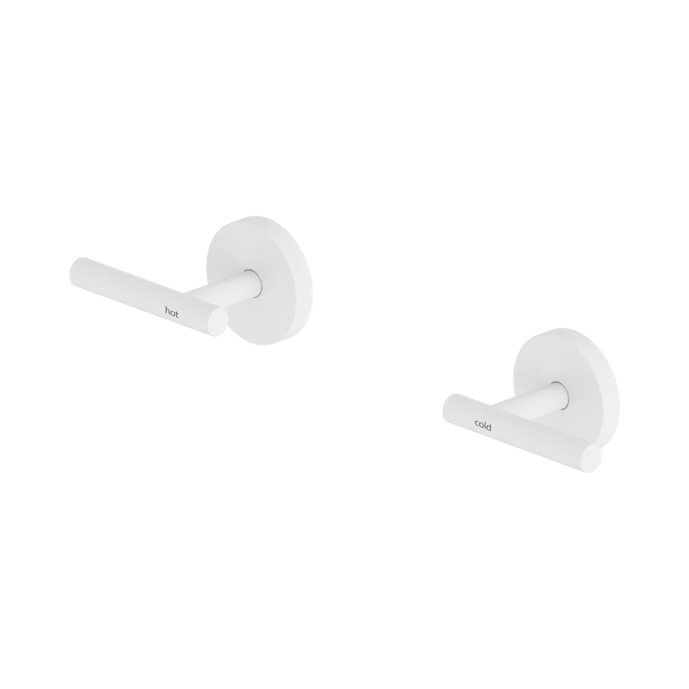Nero Mecca Lever Wall Top Assembly Matte White - Image 3