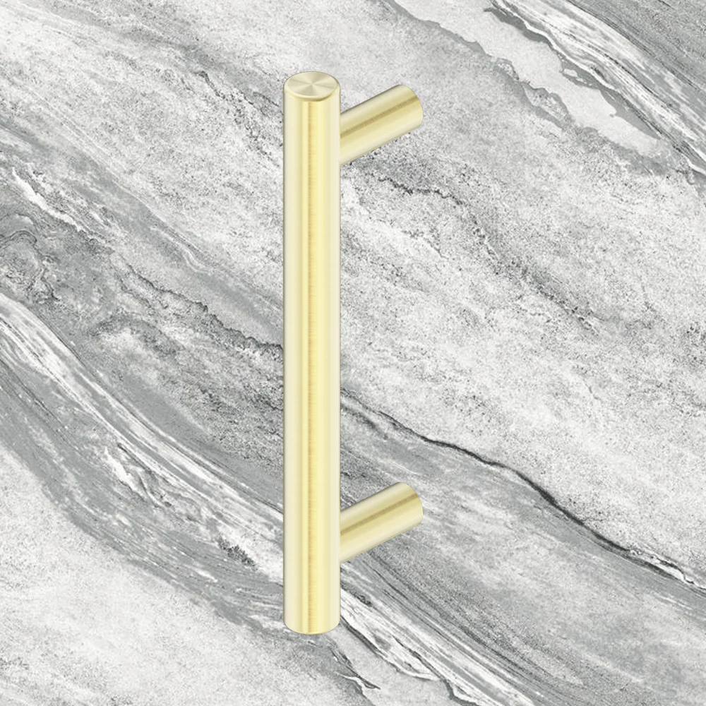 Nero Mecca Pull Handle 130mm Brushed Gold - Image 2