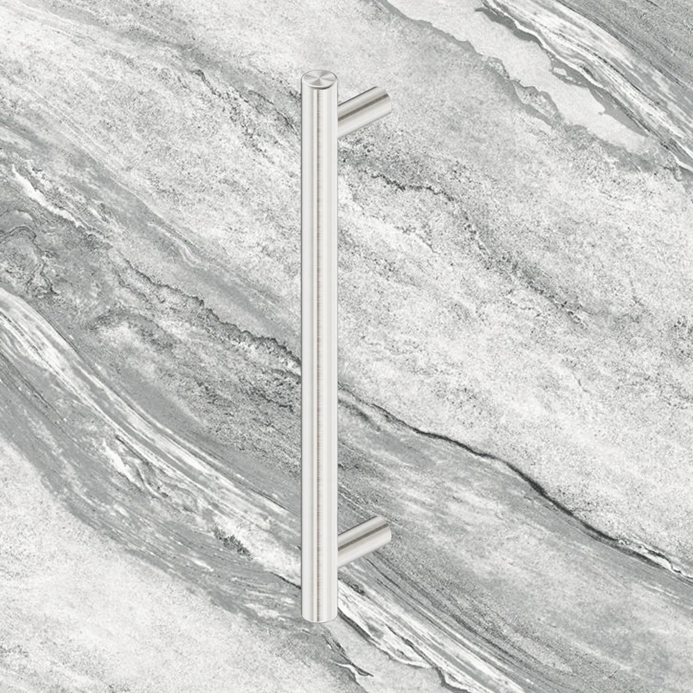 Nero Mecca Pull Handle 200mm Brushed Nickel - Image 2