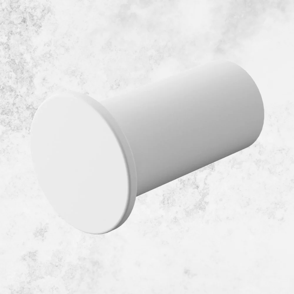 Nero Mecca Robe Hook Slim Matte White - Image 2