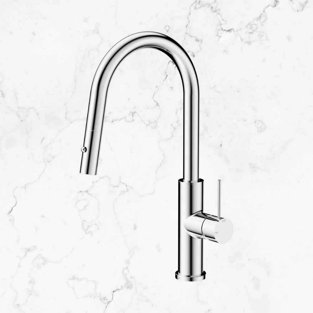 Nero Mecca Smart Sensor Pull Out Kitchen Mixer Chrome - Image 2