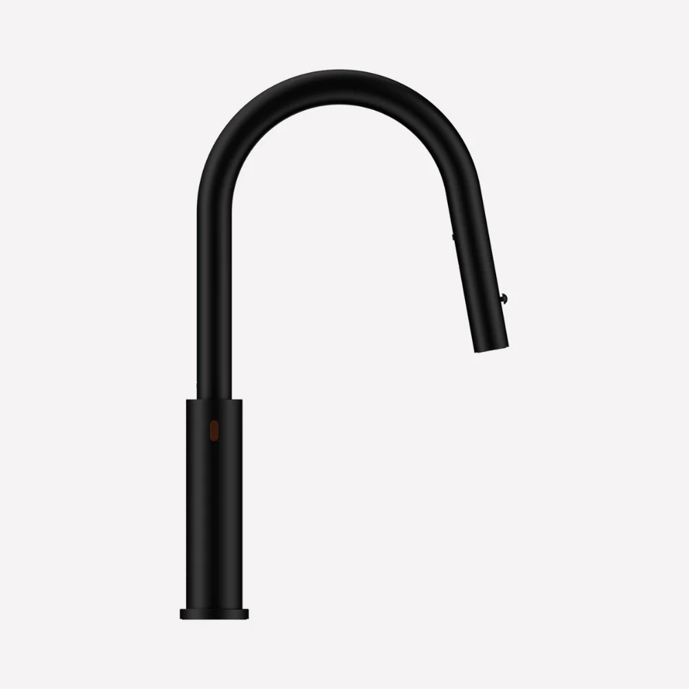 Nero Mecca Smart Sensor Pull Out Kitchen Mixer Matte Black - Image 5