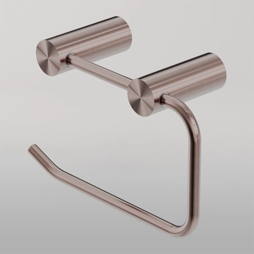 Nero New Mecca Toilet Roll Holder Brushed Bronze - Image 2
