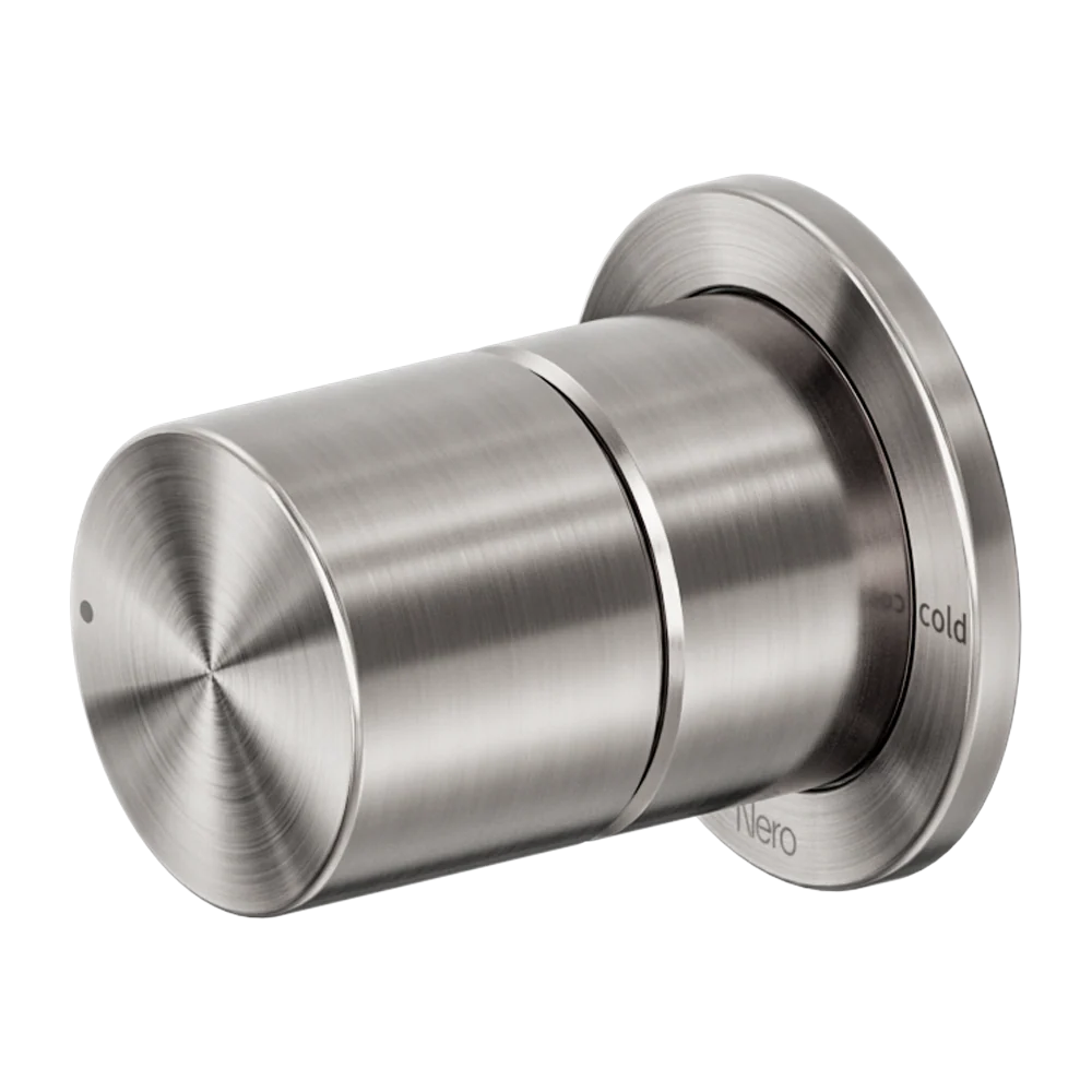 Nero Pure SS316L Progressive Shower Mixer Brushed Nickel - Image 3