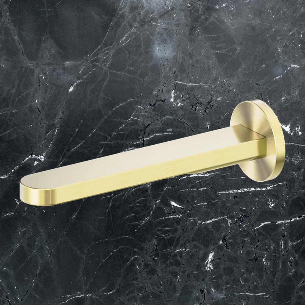 Nero Pure SS316L Round Bath Spout Only Brushed Gold - Image 2