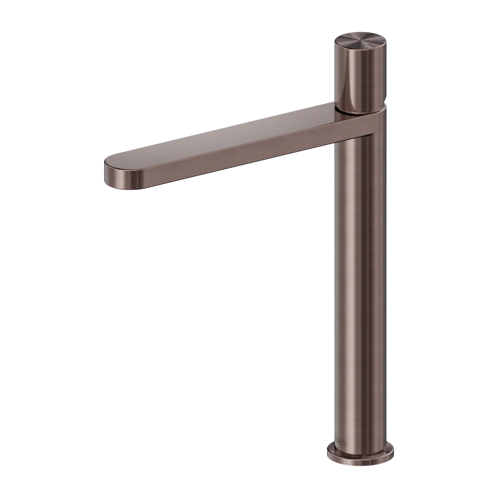 Nero Pure SS316L Tall Basin Mixer Brushed Bronze - Image 3