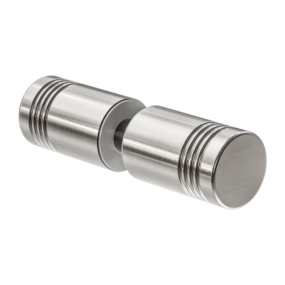 Nero Round Shower Knob Brushed Nickel