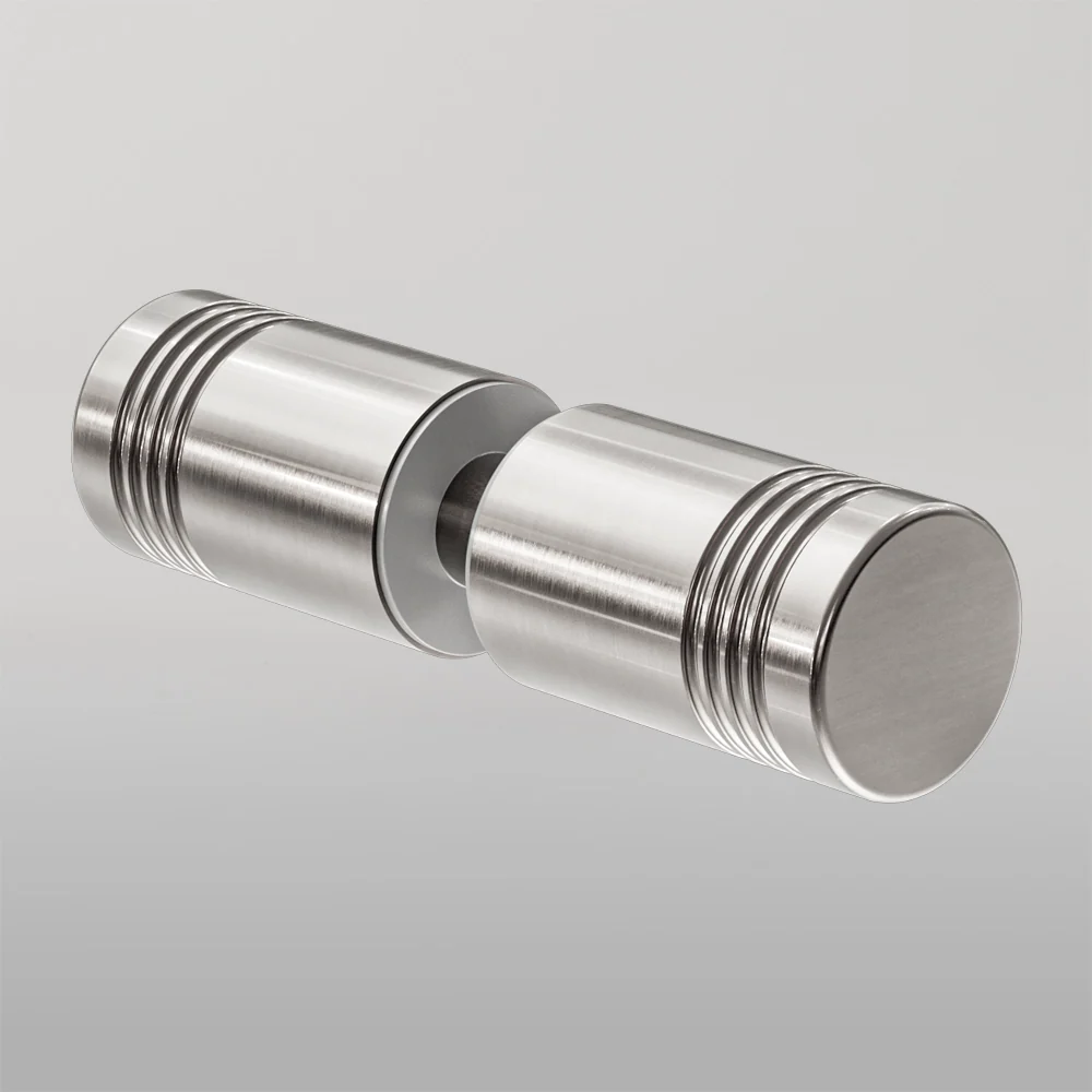 Nero Round Shower Knob Brushed Nickel - Image 2