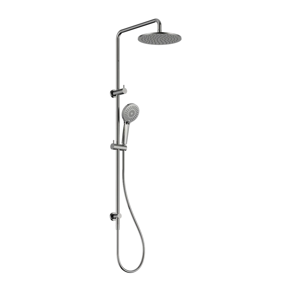 Nero Round Twin Shower Chrome - Image 3