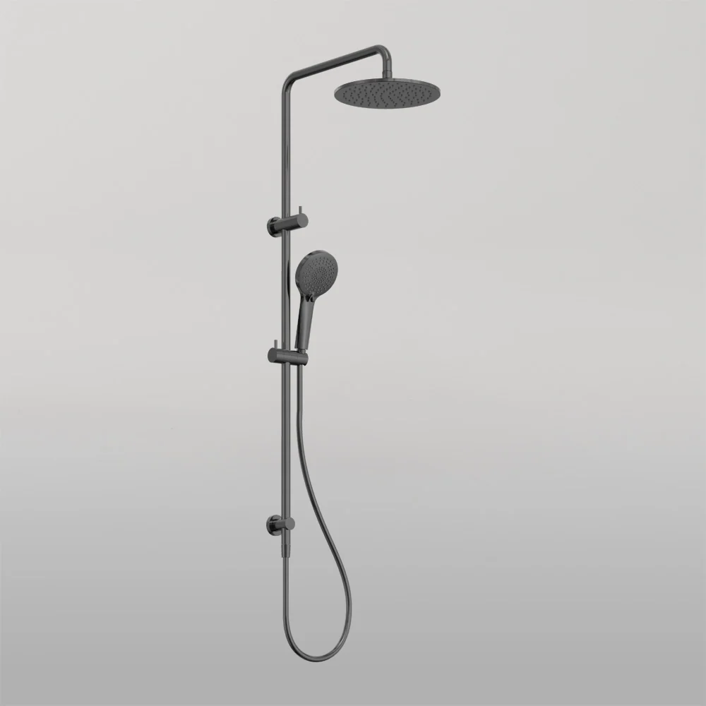 Nero Round Twin Shower Gunmetal - Image 2