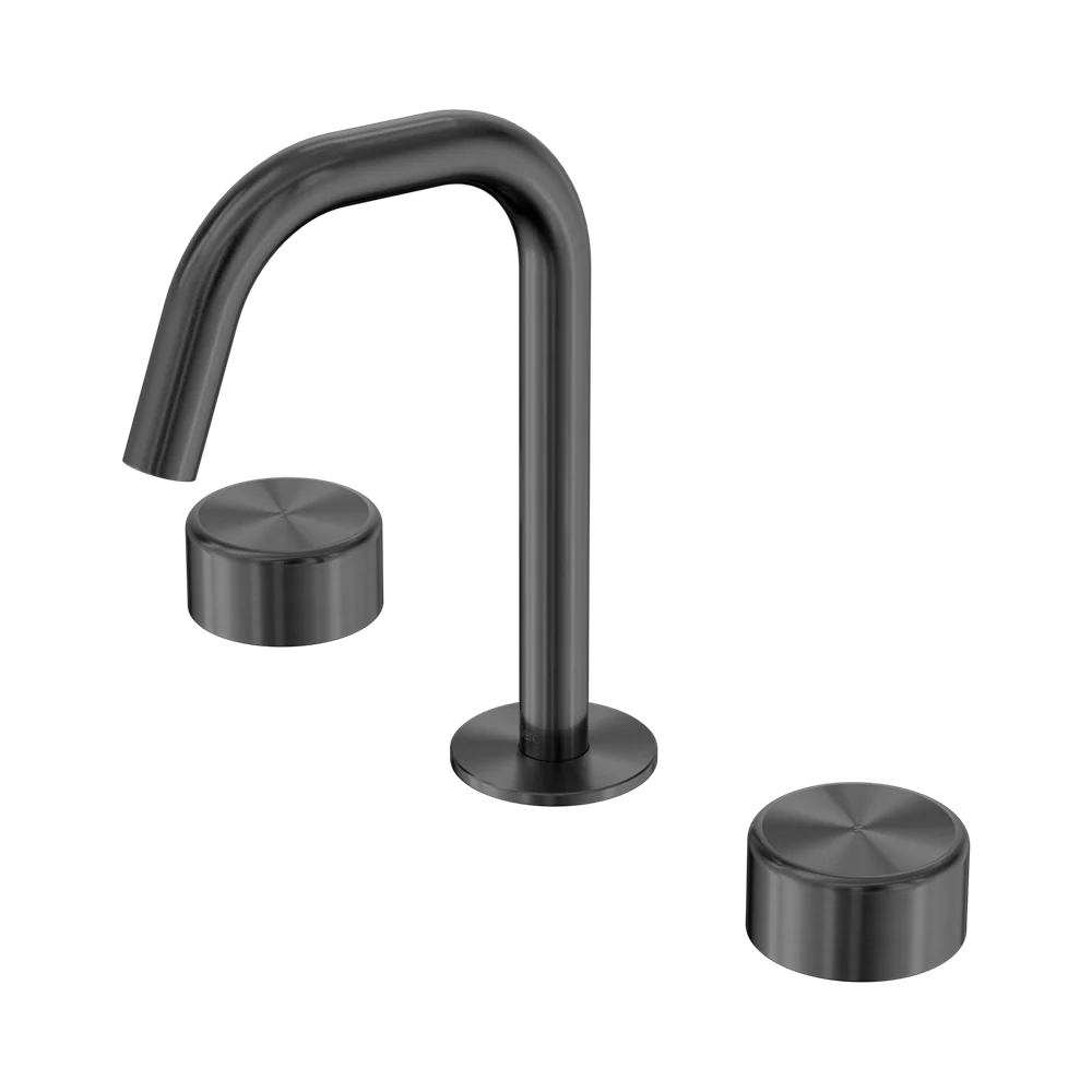 Nero Serenity Basin Set Edge Spout With Metal Handle Gunmetal - Image 3