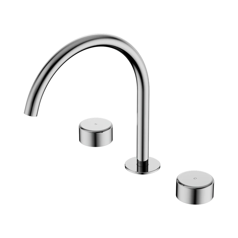 Nero Serenity Bath/Kitchen Set Arc Spout With Metal Handle Chrome - Image 3