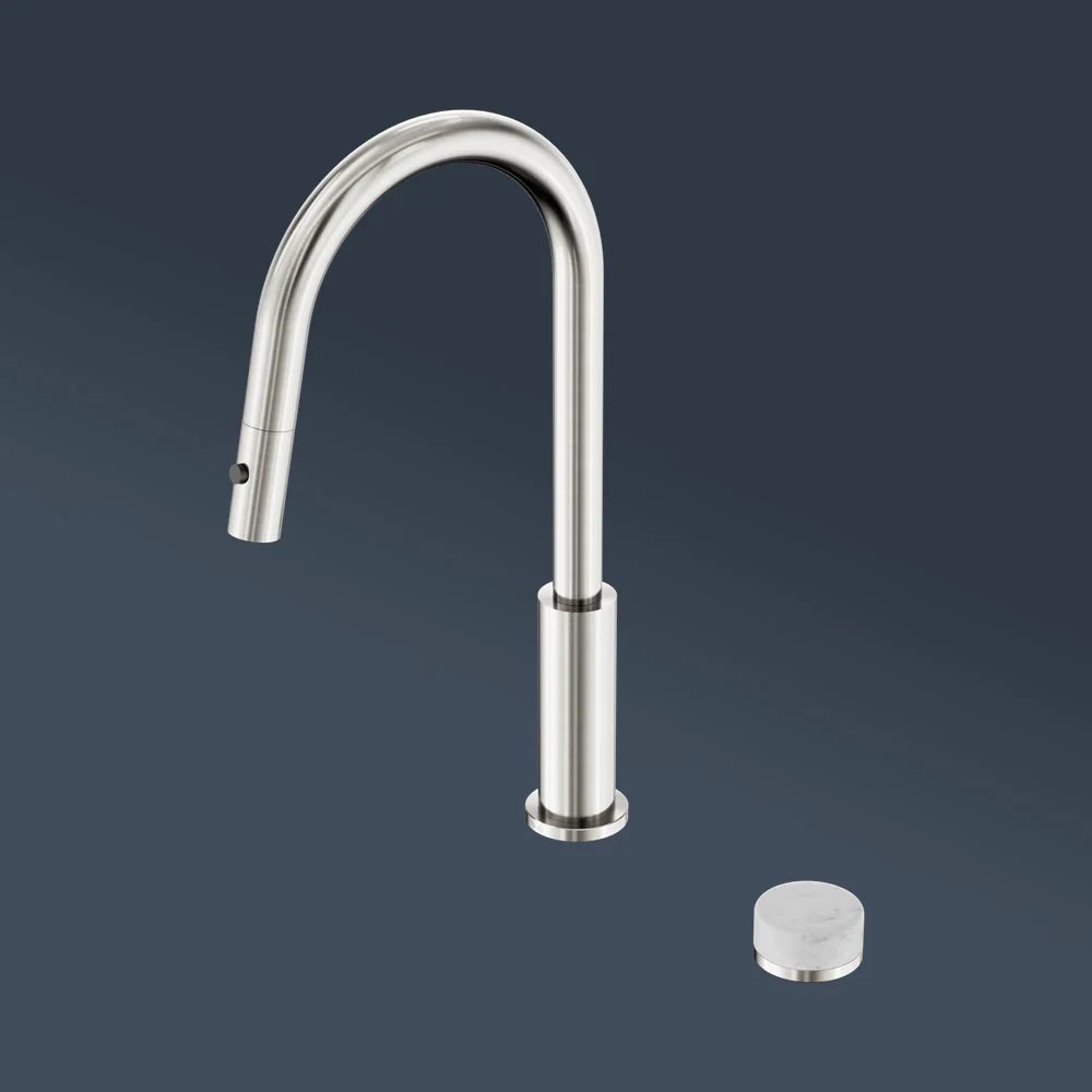 Nero Serenity Progressive Pull Out Kitchen Set With Carrara Handle Brushed Nickel - Image 2