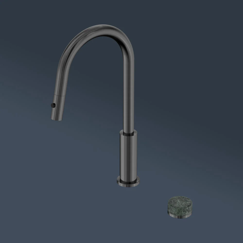 Nero Serenity Progressive Pull Out Kitchen Set With Verde Alpi Handle Gunmetal - Image 2
