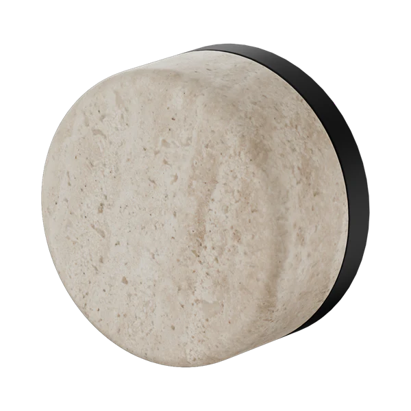 Nero Serenity Progressive Shower Mixer With Rome Travertine Handle Matte Black - Image 3